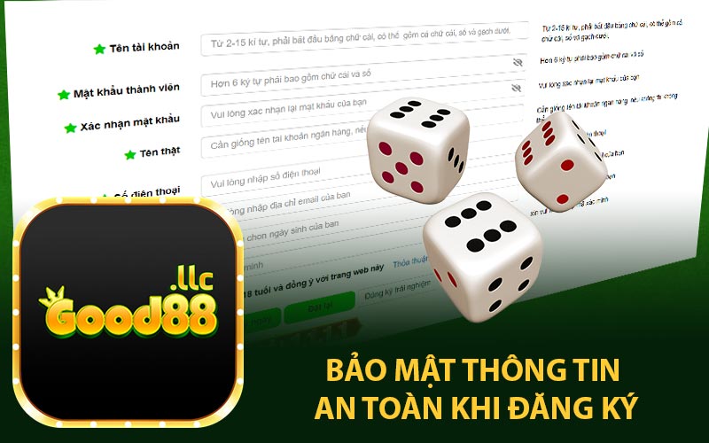 Bảo Mật Thông Tin An Toàn Khi Đăng Ký